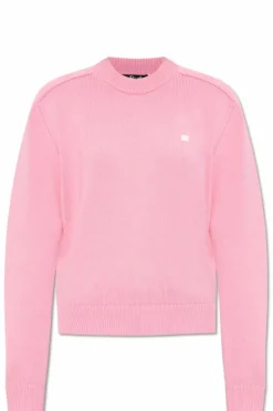 Acne Studios PINK Sweater with logo