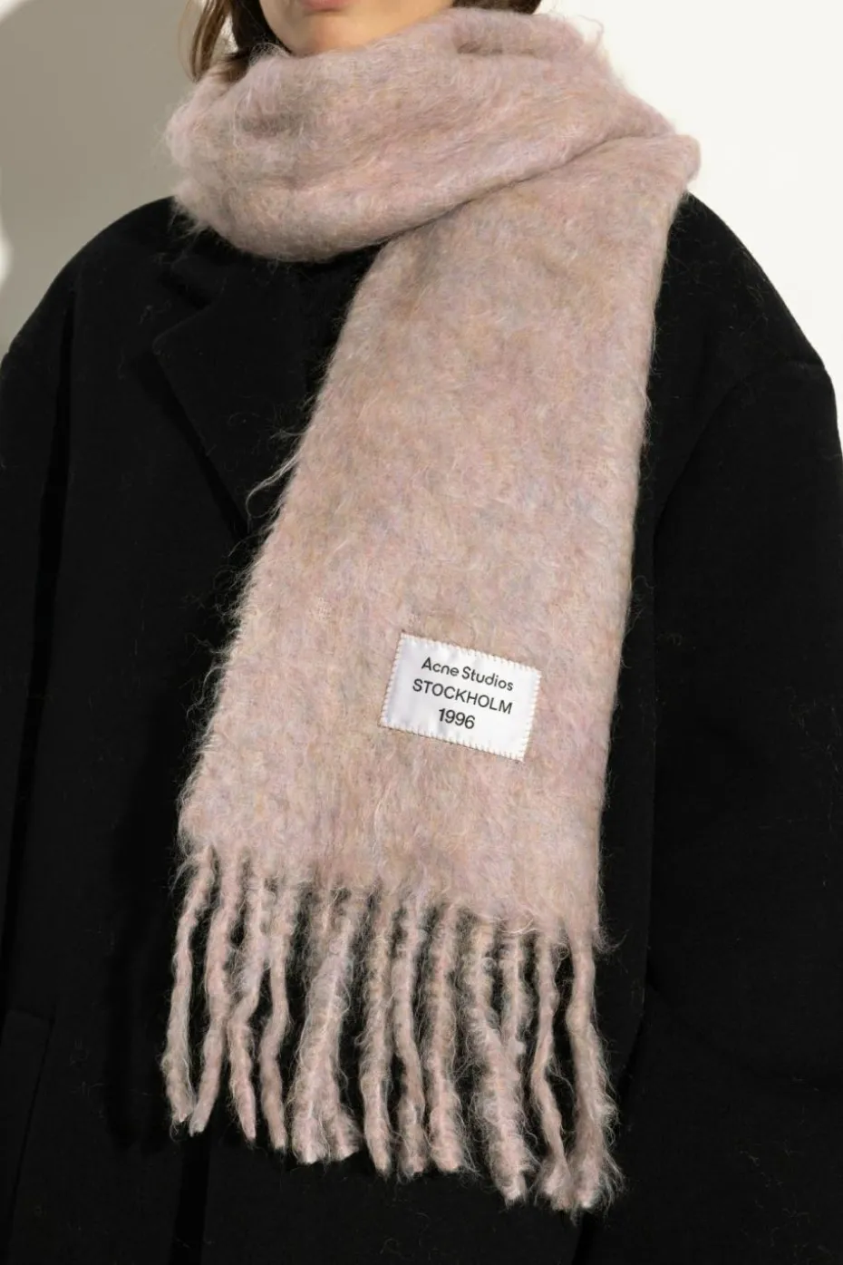 Acne Studios PINK Wool scarf