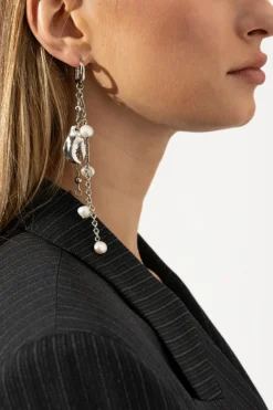 Acne Studios SILVER Earring with Pearl