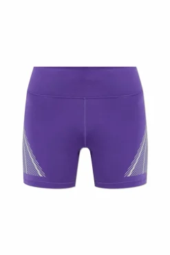ADIDAS by Stella McCartney PURPLE Training shorts with logo