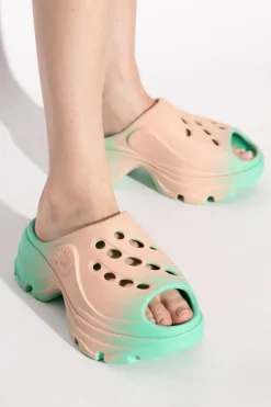 ADIDAS by Stella McCartney MULTICOLOUR Platform flip-flops
