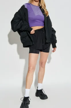 ADIDAS by Stella McCartney PURPLE Long sleeve training top
