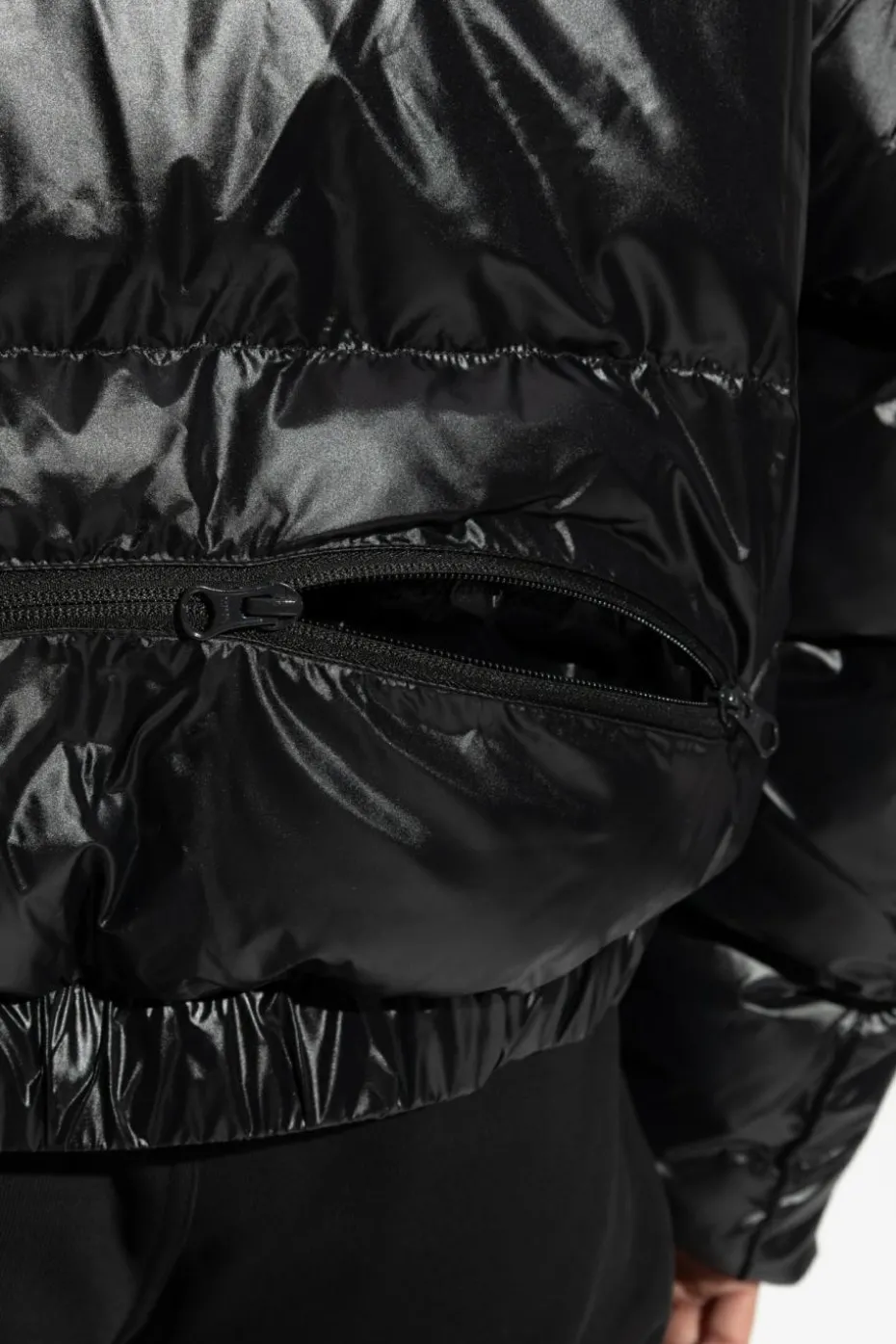 ADIDAS by Stella McCartney BLACK Padded jacket with logo