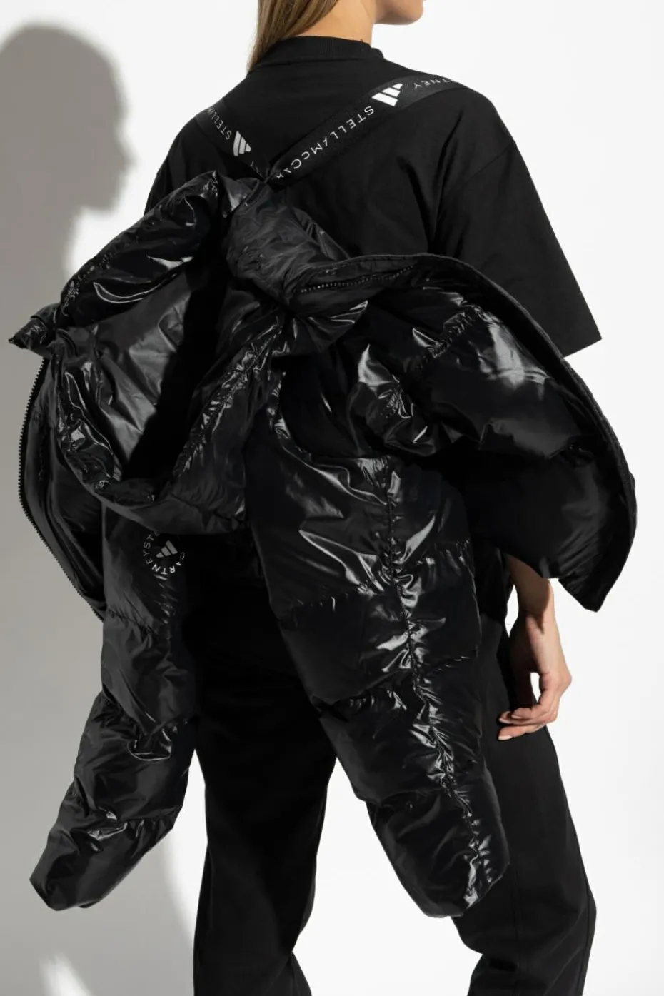 ADIDAS by Stella McCartney BLACK Padded jacket with logo