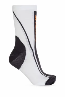 ADIDAS by Stella McCartney WHITE Logo Socks