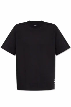 ADIDAS by Stella McCartney BLACK T-shirt with logo