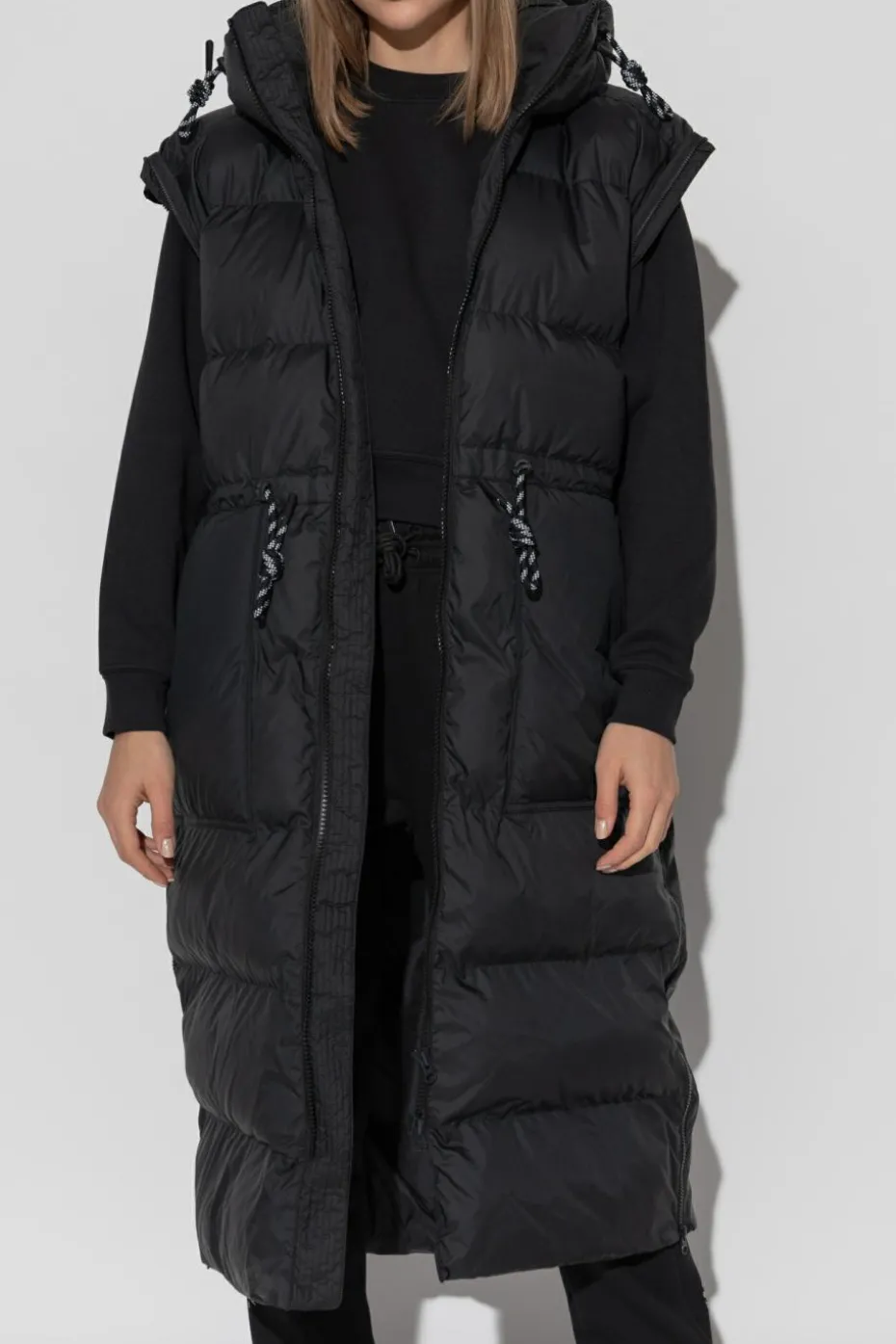 ADIDAS by Stella McCartney BLACK Quilted coat