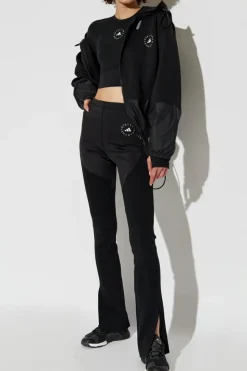 ADIDAS by Stella McCartney BLACK Sports top with logo