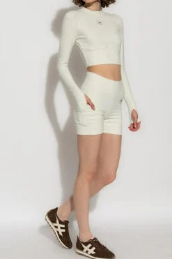 ADIDAS by Stella McCartney cream Long sleeve training top