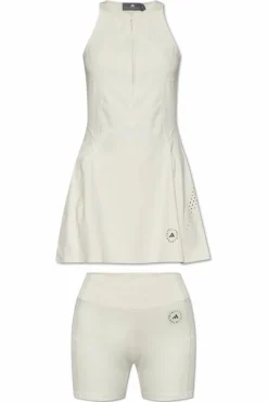 ADIDAS by Stella McCartney cream Training set: dress and shorts