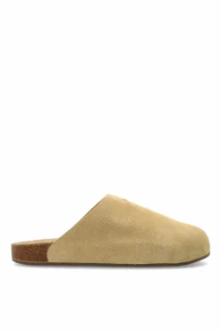 ADIDAS Originals beige Suede slides "Adimule"