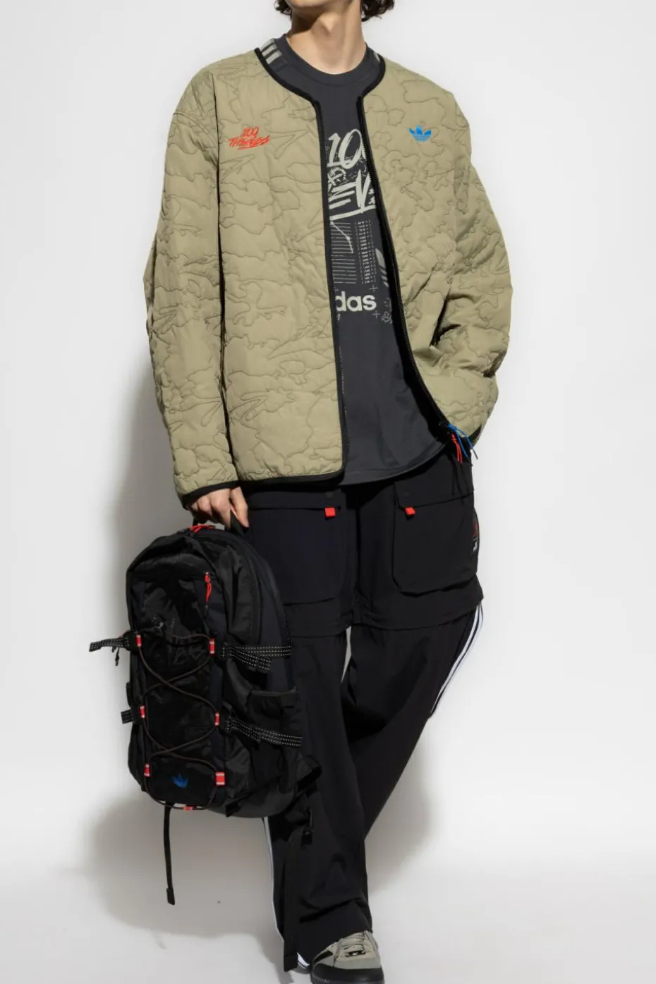 ADIDAS Originals BLACK ADIDAS x 100 Thieves
