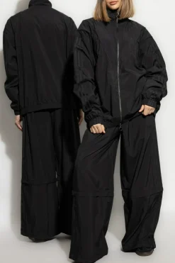 ADIDAS Originals BLACK Jacket with stand-up collar