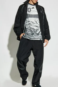 ADIDAS Originals BLACK Nylon pants with logo