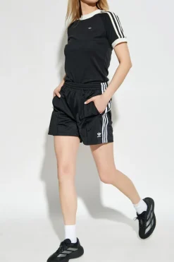 ADIDAS Originals BLACK Shorts with embroidered logo
