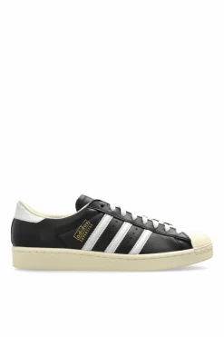 ADIDAS Originals BLACK "SUPERSTAR VINTAGE" sports shoes