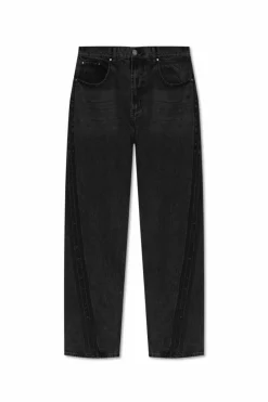 ADIDAS Originals BLACK Wide leg jeans