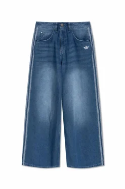 ADIDAS Originals BLUE Wide-leg jeans