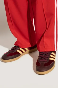 ADIDAS Originals BURGUNDY "SAMBA OG W" sports shoes