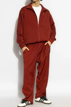 ADIDAS Originals BURGUNDY Light jacket with logo