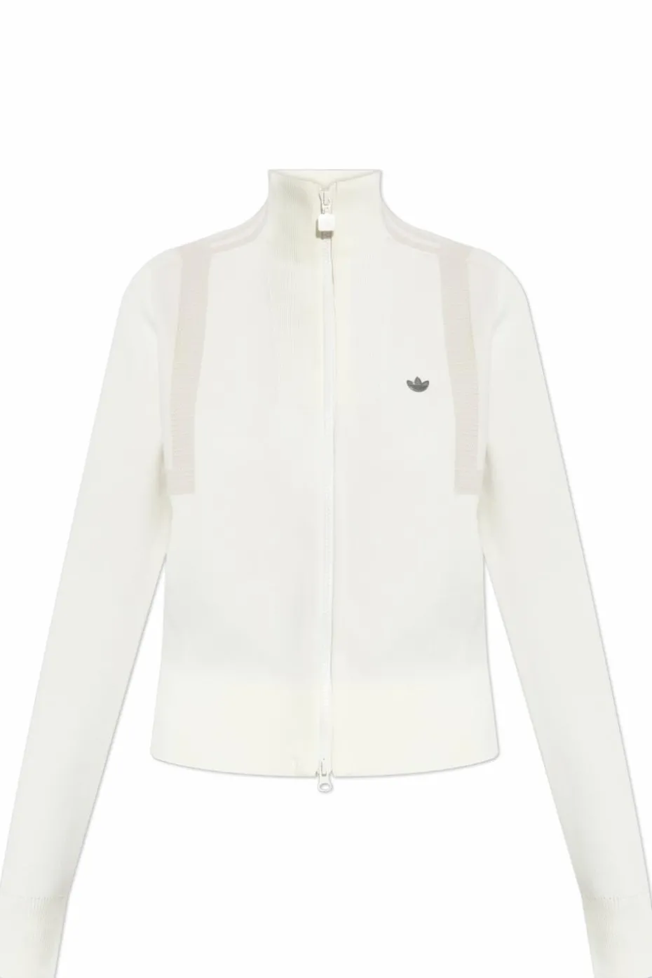 ADIDAS Originals cream Sweatshirt with logo-shaped applique