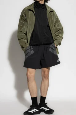ADIDAS Originals GREEN Jacket with printed logo