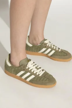 ADIDAS Originals GREEN "SAMBA OG W" sports shoes