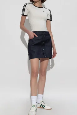 ADIDAS Originals NAVY BLUE Denim skirt