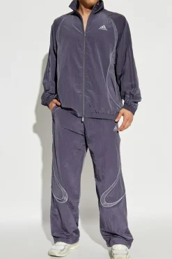 ADIDAS Originals PURPLE Trousers made of technical fabric