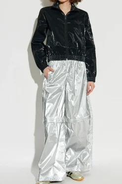 ADIDAS Originals SILVER Sweatpants with detachable legs