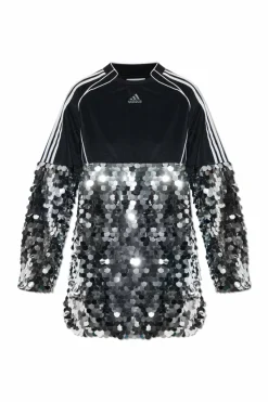 ADIDAS Originals SILVER Short sequin dress