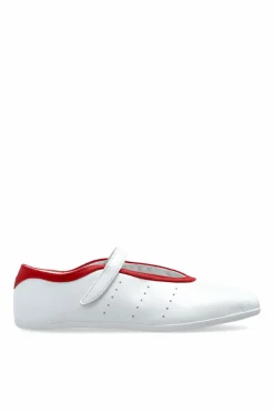 ADIDAS Originals WHITE Ballet Flats "Stan Smith Lo"