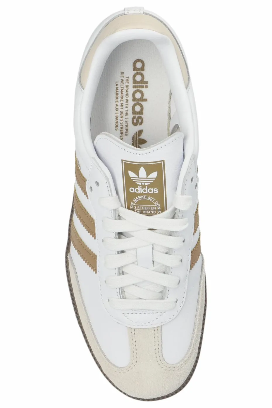 ADIDAS Originals WHITE "SAMBA OG" sports shoes