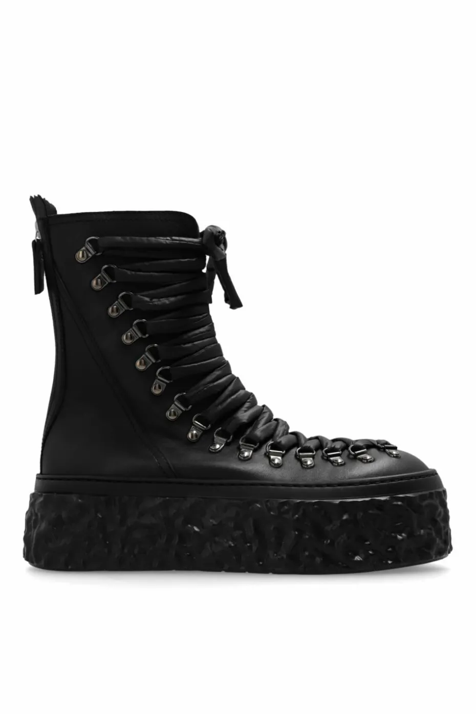 AGL BLACK Leather ankle boots