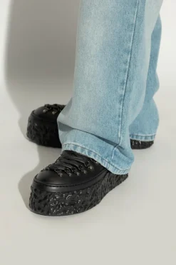 AGL BLACK Leather ankle boots