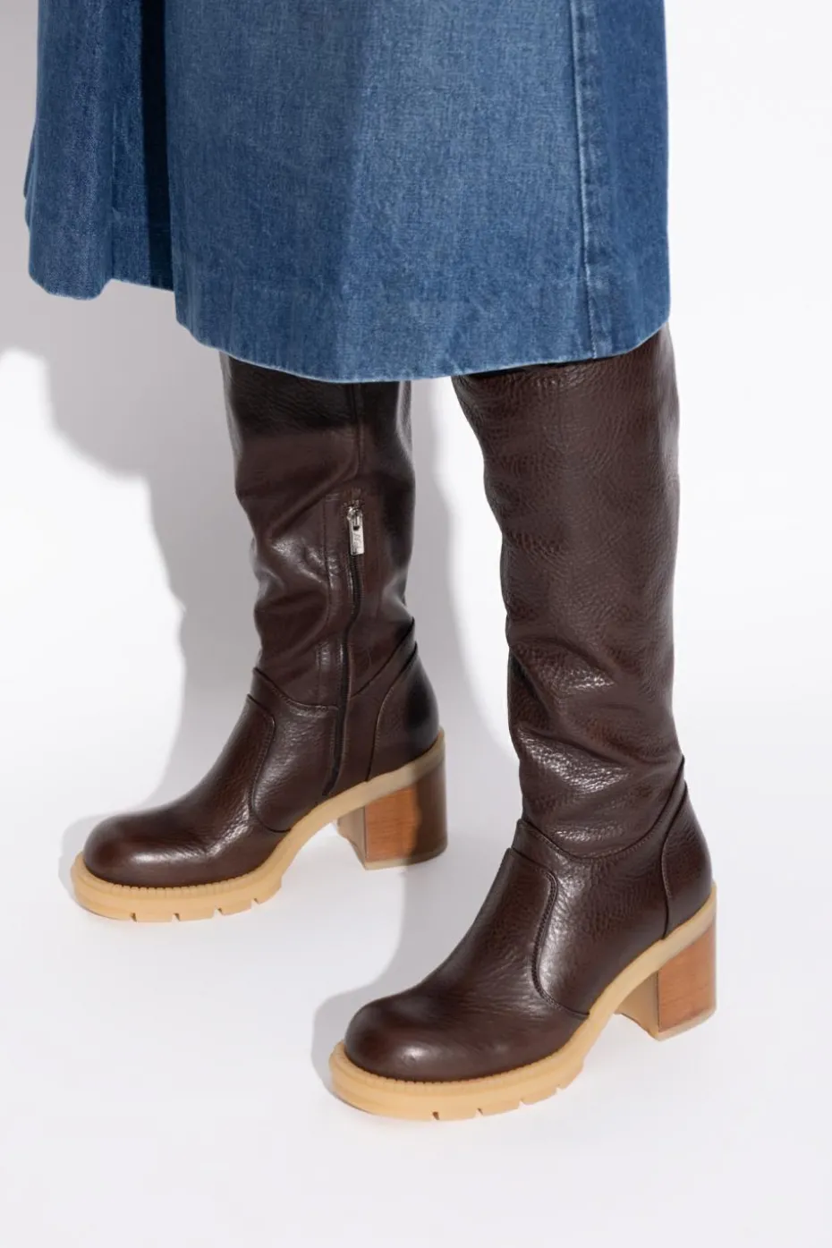 AGL BROWN Heeled boots `Franky`