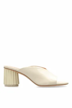AGL cream Heeled mules Dorica