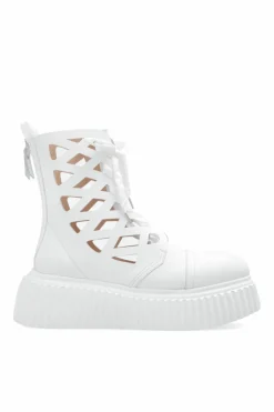 AGL WHITE Platform shoes Viggy