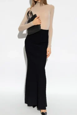 Alaïa beige Body with high neck