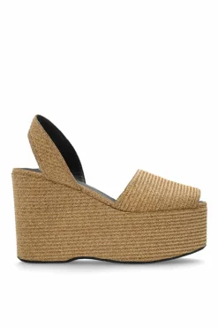 Alaïa beige Wedge sandals