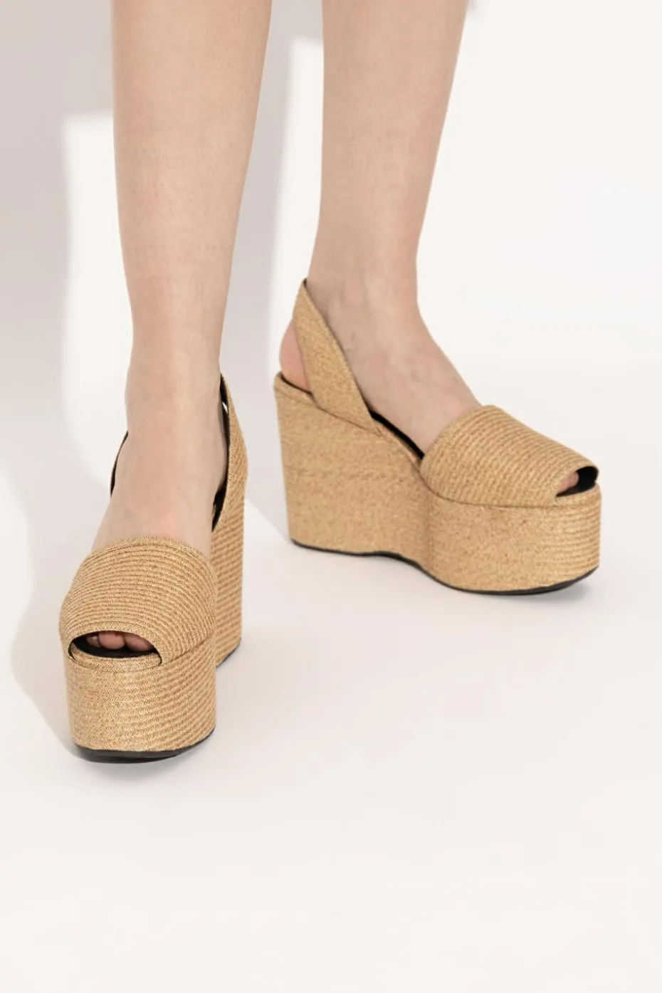 Alaïa beige Wedge sandals