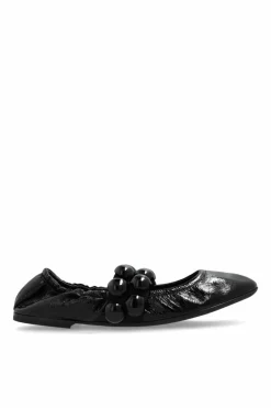 Alaïa BLACK Ballerinas with decorative finishing