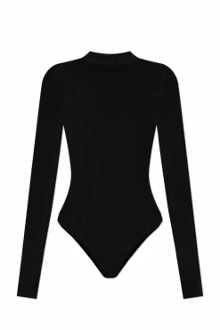 Alaïa BLACK Cashmere bodysuit