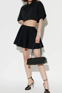 Alaïa BLACK Crop top