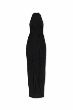 Alaïa BLACK Draped dress