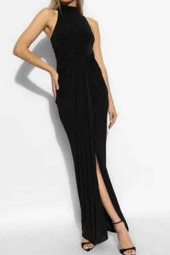 Alaïa BLACK Draped dress