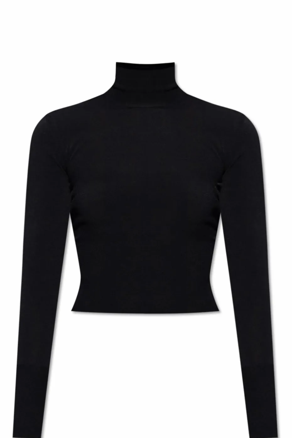 Alaïa BLACK Fitted sweater by Alaïa