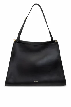 Alaïa BLACK Leather bag Medium Glossy