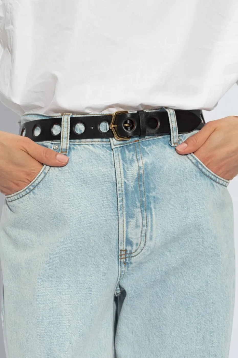 Alaïa BLACK Leather belt