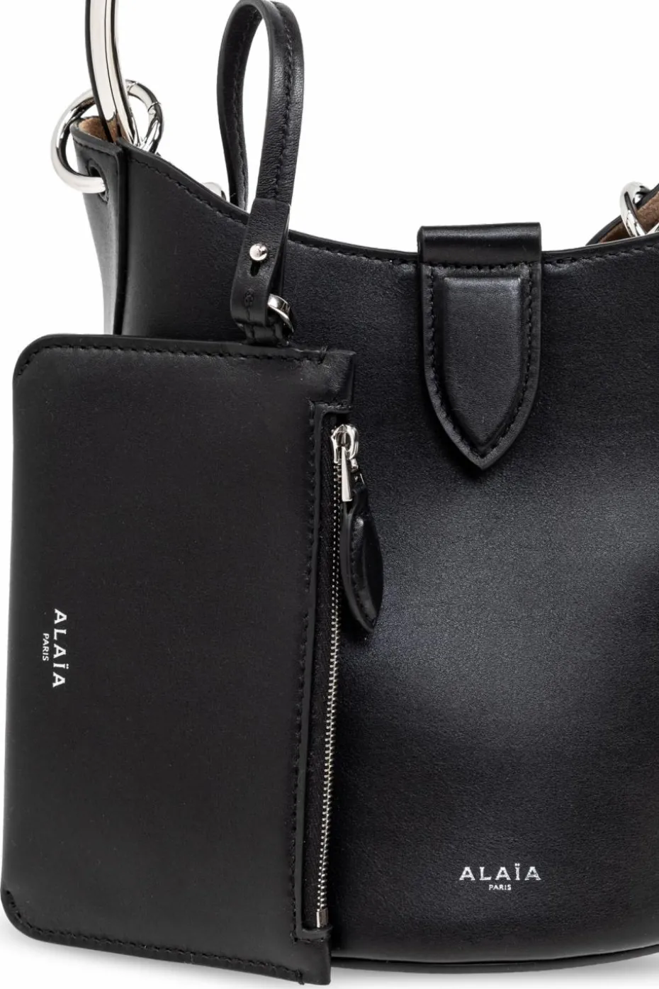 Alaïa BLACK ‘Medium Ring’ Handbag
